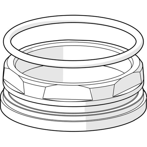 HANSA Ringmutter / Ringschraube, M50 x1 - SW 45 59904775