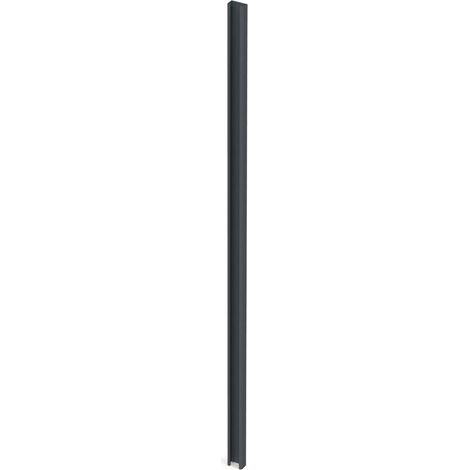 Corredera de aluminio para valla Klos-Up Gris, 2,2 x 120 cm DIVERS (1/4)