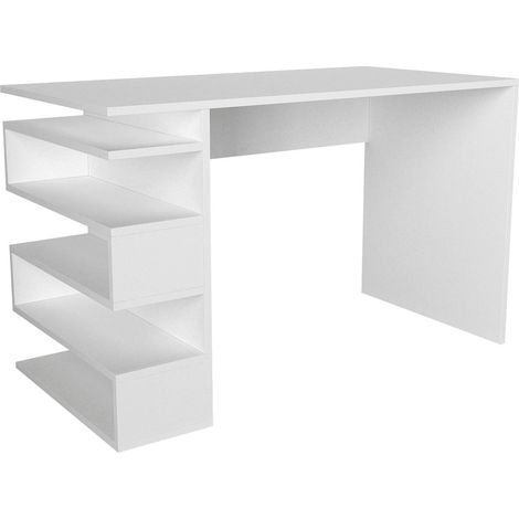 Bureau design avec rangements latéraux AARHURS (1/5)