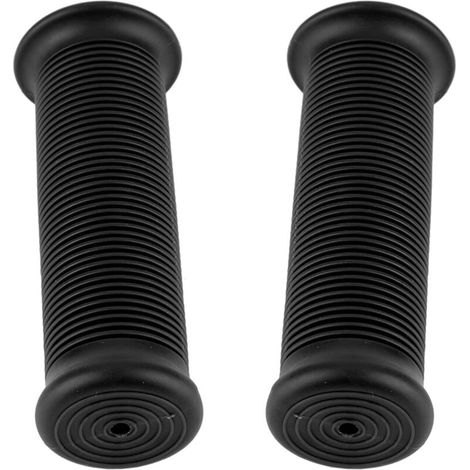 Coppia di manopole universali in TPU per manubrio moto, stile vintage, 25 mm/28 mm, grigio scuro -Crezuo