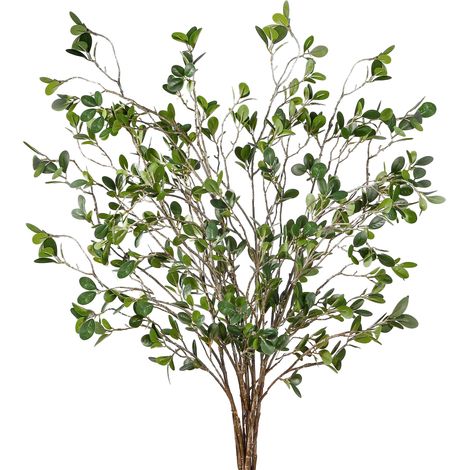 Branches de ficus artificielles en Spray - Branches d'eucalyptus Vertes - Ficus artificiels - pour Maison, Bureau, Mariage, Vase - Décoration de Magasin (1/5)