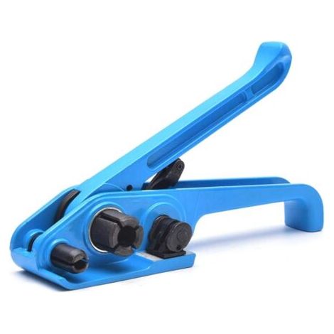 Outil de Serrage des Bandes Tendeur Main, Cerclage d'Emballage de Scellement de Palette Robuste, pour 11 à 19 mm Largeur PET/PP Sangles en Plastique 832301 (1/4)