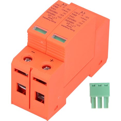 Dispositif de protection contre les surtensions 2p 20kA DC1000V pour photovoltaïque avec télécommande (1/5)