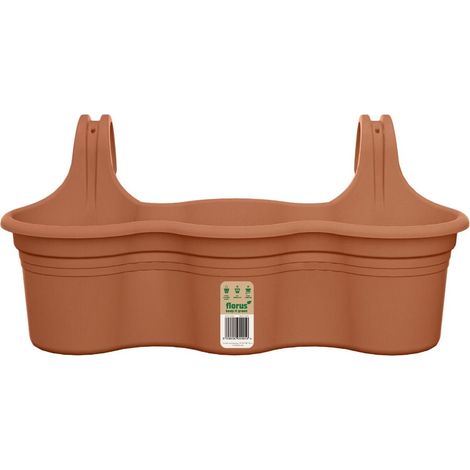 FLORUS BALCONETTA MEDITERRAN BALCONY HANGER TRIO TERRACOTTA