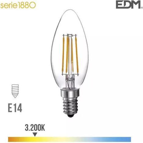 edm Ampoule LED E14 blanche chaude 4W 550 lumens (1/2)