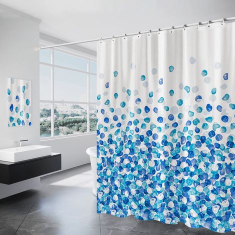 Rideau de douche imperméable pour salle de bain, 180 x 200 cm (1/5)
