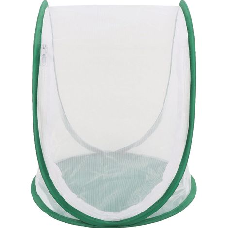 Large Insect Mesh Butterfly Cage Collapsible Habitat with Handle for Insect Observation and Feeding (1/5)