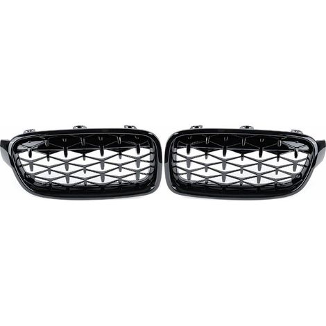 Grille de calandre diamant noir brillant pour BMW série 3 F30 F31 F35 F80 berline Estate Touring 13-19