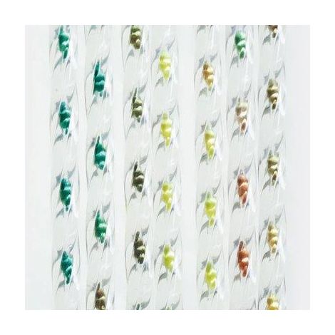 TENDINA PRONTA LUX 148 FILI  PVC RITORTO 3 COLORI CM 120 H.CM 240