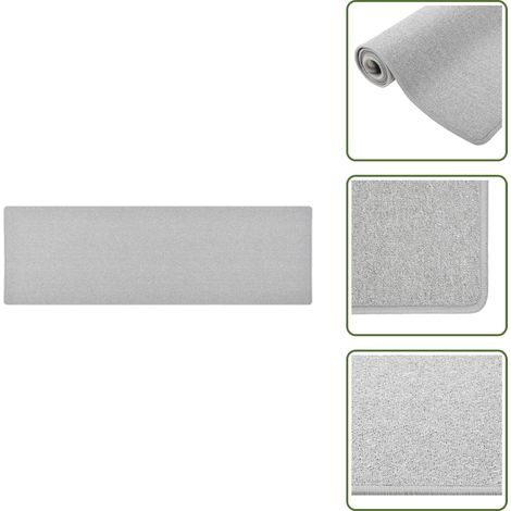 Tapis de couloir Gris clair 80x250 cm - Tapis De Couloir - Tapis Intérieur - Tapis Gris - Tapis Moderne - Tapis Design (1/5)