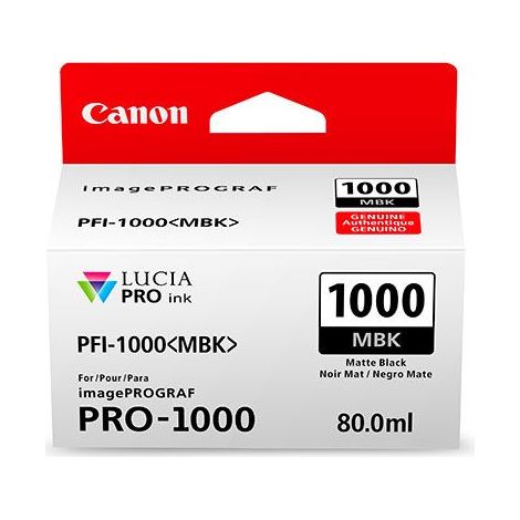 Canon Cartuccia d'inchiostro nero opaco PFI-1000MBK