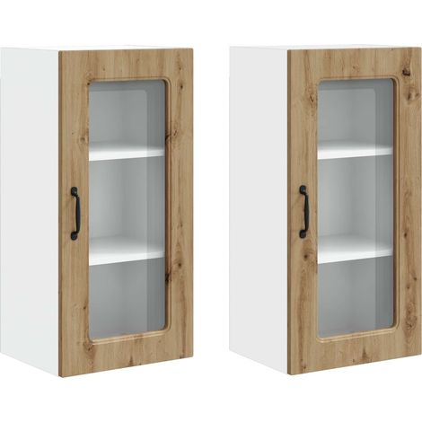 Maison Exclusive - Pannello lavastoviglie Kalmar 2 pcs Rovere artigianale