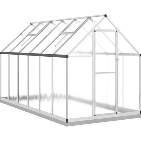 Maison Exclusive - Telaio Serra con Base Argento 334x169x202 cm in Alluminio