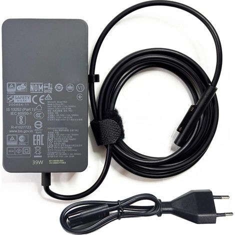 15V 2.6A 39W 1963 Alimentation Chargeur Adaptateur Remplacement pour Microsoft Surface Laptop Go / Go2 Port de Charge USB (1/5)