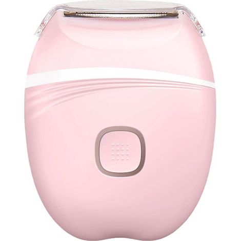 Rasoir électrique femme rechargeable - Utilisation humide et sèche - Pour corps, bikini, aisselles, jambes, bras, visage et zone intime - Tondeuse corporelle (1/5)