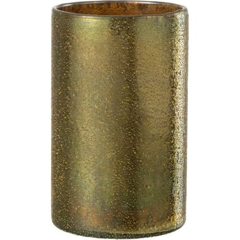 Photophore Miroir en Verre "Anton" 12cm Or (1/5)