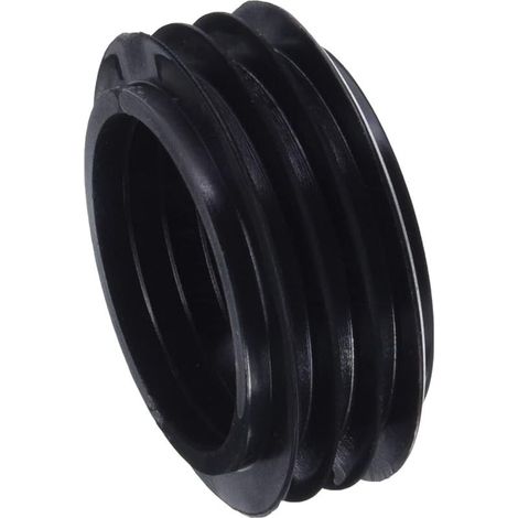 119668001 Raccord intérieur pour tuyau de chasse d'eau Noir (1/4)