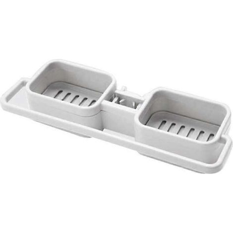 Porte-éponge, support suspendu sans perçage pour évier, panier à éponge, égouttoir, rangement pour cuisine, égouttoir, autres rangements, ustensiles de cuisine (1/5)