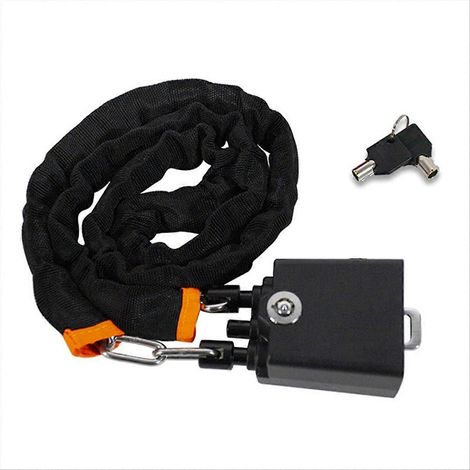 Antivol de volant avec boucles de ceinture de sécurité, robuste et antivol pour voiture et camion, noir (1/5)