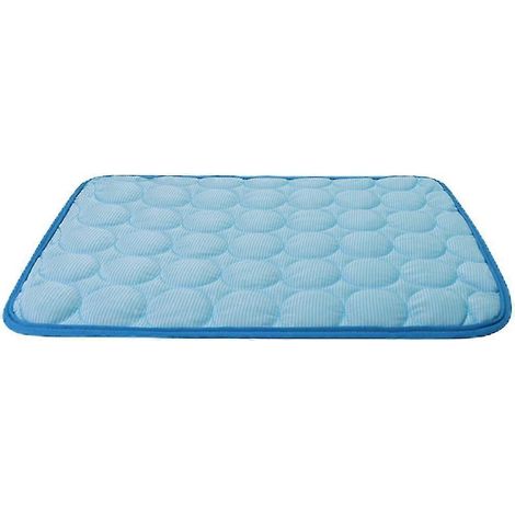 Tapis portable rafraîchissant pour chien, tapis d'été pour le sol, cage pour chiot ou chat-blue XS