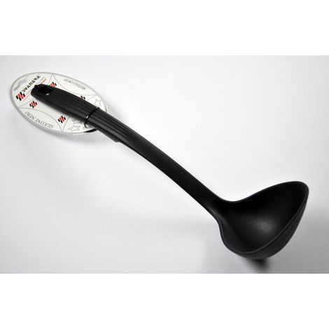 Svanera Jò Mestolo 9 cm Silicone Nero (1/2)