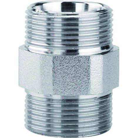 RACCORDO DIRITTO INTERMEDIO IN OTTONE CROMATO 22X22 C/KIT RAME M 24X19 ARTECLIMA S.R.L.