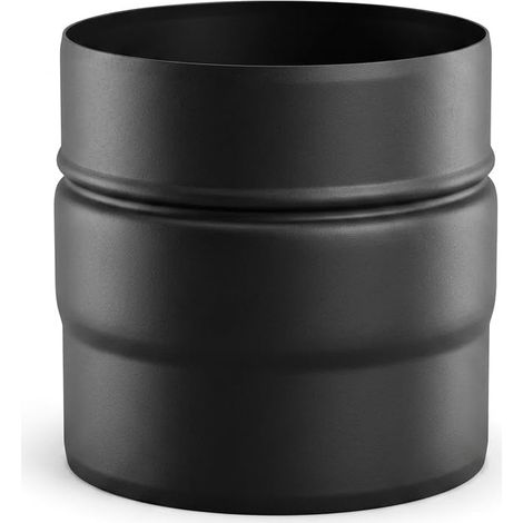 MAKA Manicotto Maschio-Maschio MM Canna Fumaria Pellet Nero Ø 80 mm (1/5)