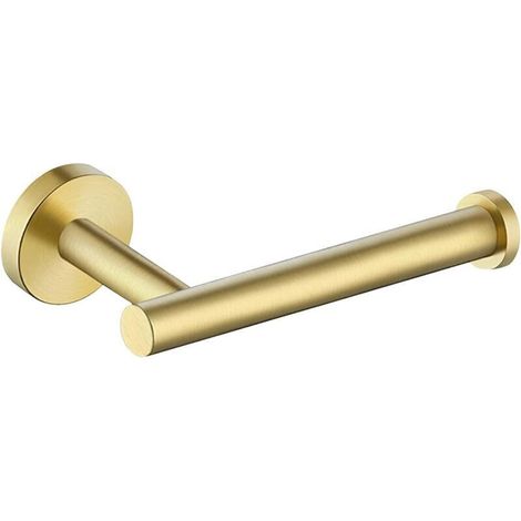 Bathroom Toilet Paper Holder, Wall-Mounted Brushed Toilet Roll Holder, Bathroom Accessories, 304 Stainless Steel, for Bathroom/Laundry Room