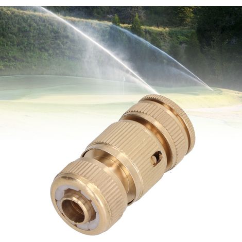Raccord Rapide pour Tuyau d'Arrosage 1/2 Pouce en Laiton Durable et Polyvalent (1/5)