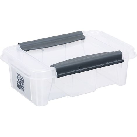 Boîte de rangement Plast-team probox 3 litres empilable QR code (1/2)