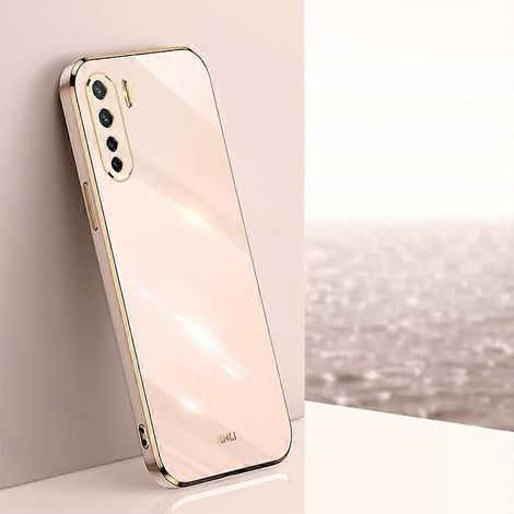 Coque de téléphone OPPO A91 XINLI Straight Edge en TPU électroplaqué 6D (1/4)