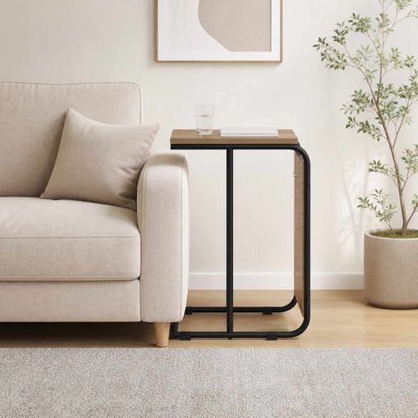 vidaXL Table d'appoint Chêne artisanal 40 x 31 x 55 cm (1/5)