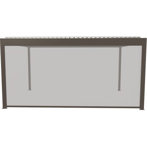 Store Façade Zippé Gris 5m Pour Pergola Bioclimatique S et SV ORIAL Made in France (1/5)