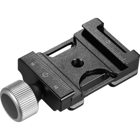 Schnellspannklemme 38 mm, Aluminium-Schraubknopfklemme, kompatibel mit Arca-Swiss-Schnellwechselplatte