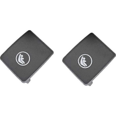 Cache-crochets Isofix arrière pour V60 V90 XC40 XC60 S60 S90 - 2x Noir - Sy (1/5)
