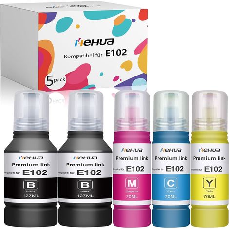 Cartouches d'encre Compatible pour Epson Encre E102 Multipack (1/5)