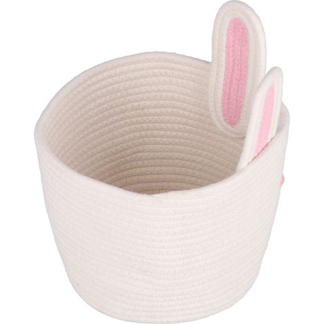 Panier de rangement robuste et adorable, petit lapin décoratif et attrayant pour la maison (1/5)