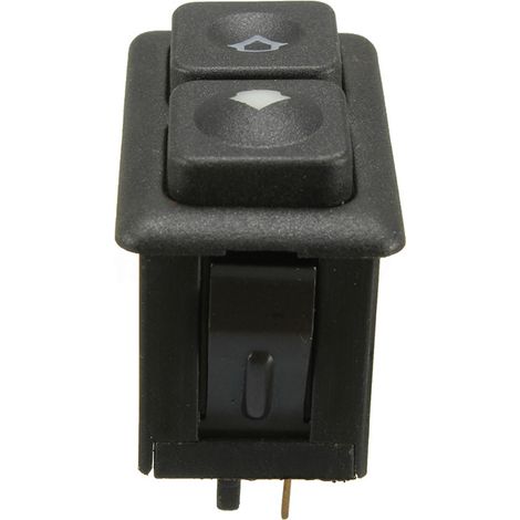 Sollbry Interrupteur De Fenêtre De Voiture électrique, Interrupteur De Commande De Fenêtre électrique à 5 Broches Compatible avec BMW E23 E24 E28 E30 61311381205 Noir (1/5)