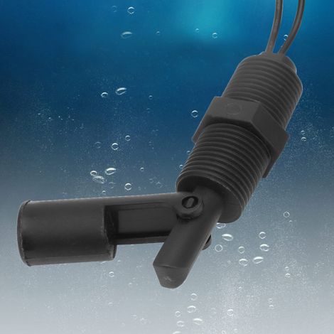 2 capteurs de niveau d'eau pour réservoir en PP, interrupteur à flotteur horizontal (type A) (1/5)