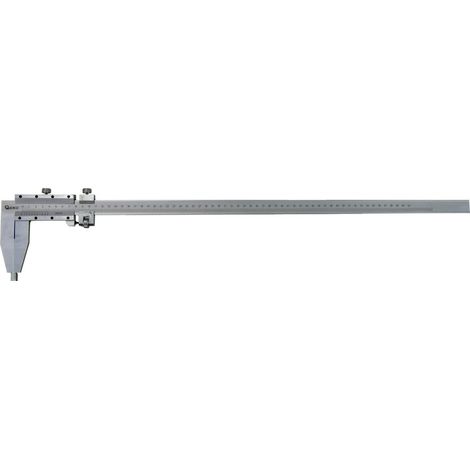 Calibre - Pie de rey 600/100mm grandes dimensiones - Acero reforzado - incluye estuche de madera