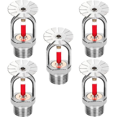 Lot de 5 arroseurs suspendus 3/4" - Jet vers le bas à 155°, faisceau à 68°, pour l'irrigation des maisons et des bâtiments
