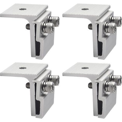 Ensemble de 4 attaches de câble pour câbles de toiture, clips pour joints debout pour câbles chauffants, pare-neige et panneaux solaires. (1/5)