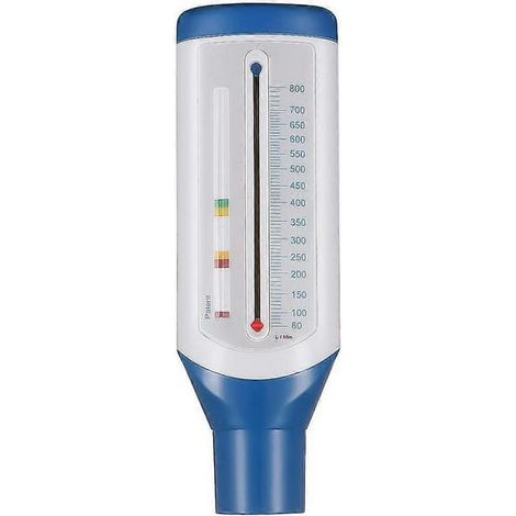 Spiromètre de débit de pointe portable, mesureur de fonction pulmonaire, expiromètre personnel pour test respiratoire à domicile (1/3)
