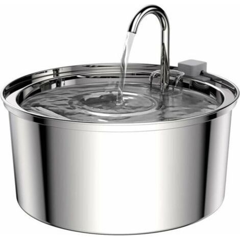 3.2L stainless steel cat water fountain (1/4)