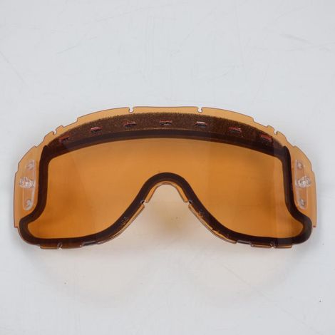 Visière écran double orange masque casque Smith Piston pour moto