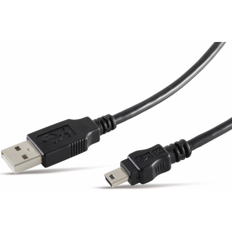 S-IMPULS Mini-USB Kabel, USB-A/USB-B Mini 5-pin, 1 m