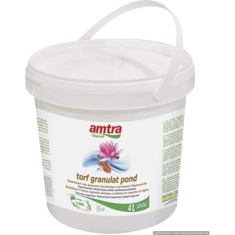 Amtra Biopond Torf Granulat torba in granuli antialghe naturale per laghetti 4 l