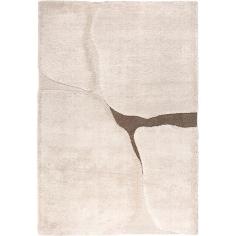 VIVARAISE - Tapis domestique Vivaraise Yan - Tapis recyclé blanc 200 x 290 cm (1/5)
