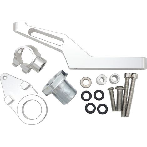 Moto Kawasaki ZX-6R 2009-2022 avec amortisseur, support de taille en titane et construction en alliage de titane. (1/4)