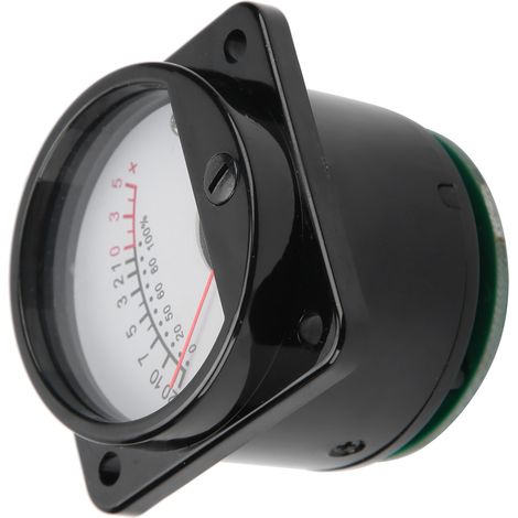 45-mm-Leistungsverstärkerröhre VU-Pegelanzeige mit Hintergrundbeleuchtung, Dezibel-Lautstärkemesser mit Treiberplatine TS‑45‑W DC500UA Weiß (1/5)